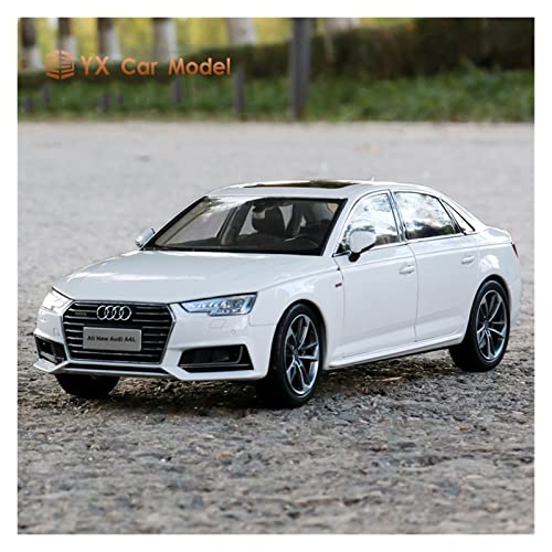 1 18 Für Audi 2017 A4L High Simulation Zinklegierung 6-Türer Automodell Für Jungen Erwachsene (White) von AQMUZE