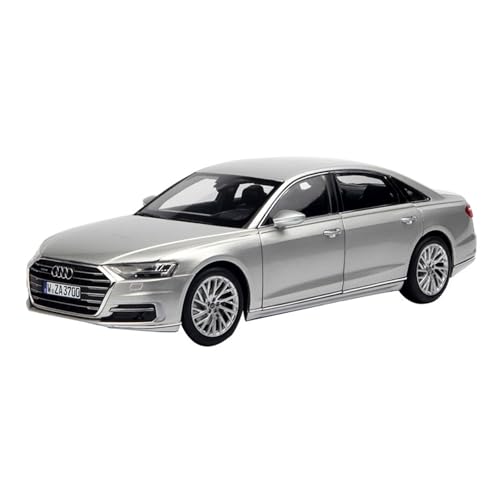 1 18 Für Audi A8L Silber Autolegierung Druckguss Modellauto Dekoration Sammlung Display Geschenk von AQMUZE