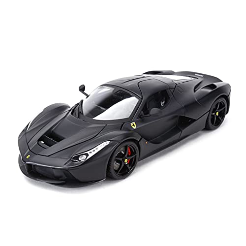 1 18 Für Laferrari Raffinierte Version Sportwagen Statische Simulation Diecast Sammlerfahrzeuge Modellauto Spielzeug(Schwarz) von AQMUZE