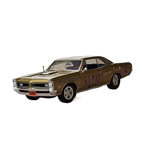 1 18 Für Pontiac GTO Gold Sportwagen Legierung Druckguss Modell Dekoration Sammlung Display Geschenk von AQMUZE