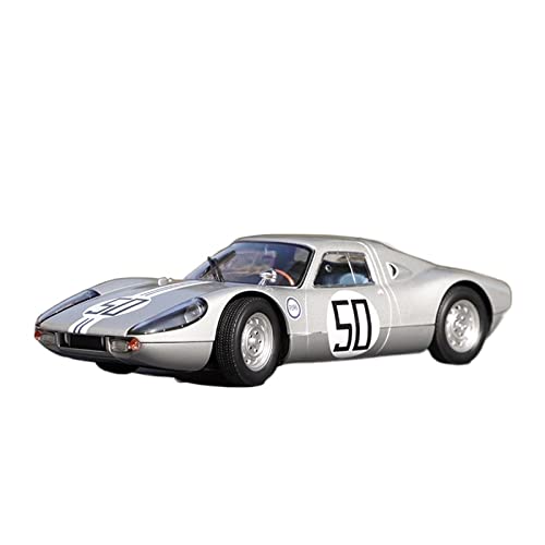 1 18 Für Porsche 904 GTS Legierung Druckguss Silber Modellauto Dekoration Sammlung Display Geschenk von AQMUZE