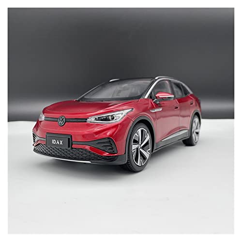1 18 Für SAIC Volkswagen ID.4X SUV Leichte Version Simulation Zinklegierung Automodell Für Jungen (Rot) von AQMUZE
