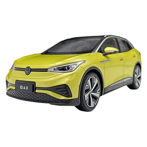 1 18 Für SAIC Volkswagen ID.4X SUV Leichte Version Simulation Zinklegierung Automodell Für Jungen (Yellow) von AQMUZE
