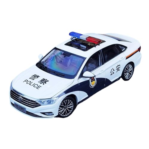1 18 Für Volkswagen Sagitar Polizeiauto Legierung Druckguss Modellauto Dekoration Sammlung Display Geschenk(B) von AQMUZE