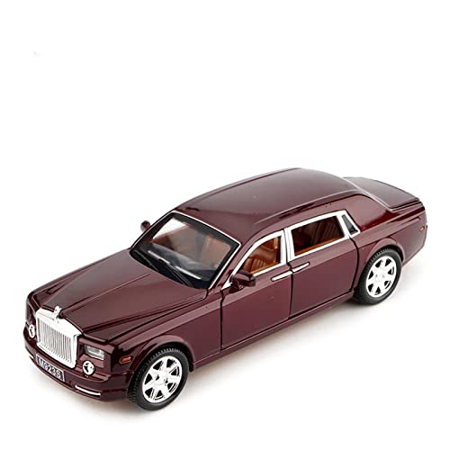 1 24 Anwendbares Rolls-Royce Phantom Automodell Aus Zinklegierung, Abnehmbares Spielzeuggeschenk(Brown) von AQMUZE