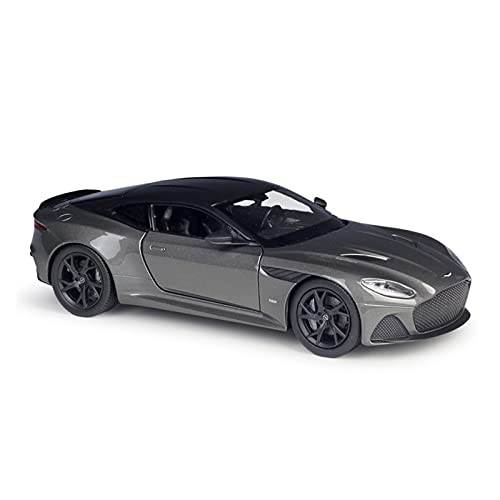 1 24 Für Aston Martin DBS Superleggera Alloy Diecast Pull Back Automodell Für Erwachsene Display Ornamente(Chrom) von AQMUZE