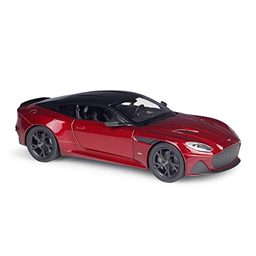1 24 Für Aston Martin DBS Superleggera Alloy Diecast Pull Back Automodell Für Erwachsene Display Ornamente(Rot) von AQMUZE