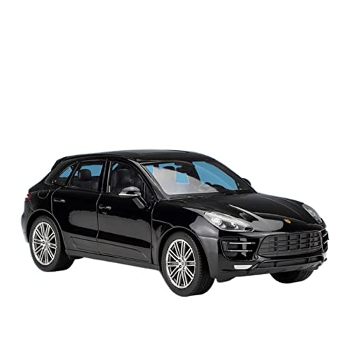 1 24 Für Porsche Macan Turbo Simulation Legierung Automodell Souvenir Erwachsene Sammlung Display(Schwarz) von AQMUZE