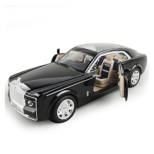 1 24 Miniatur Für Rolls-Royce Sweptail Luxuslegierung Automodell Diecast Spielzeug Fahrzeugsammlung Geschenk(Schwarz) von AQMUZE