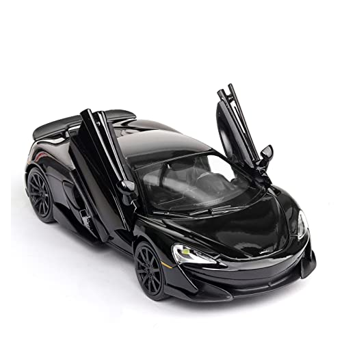1 32 Diecast Alloy Auto Modell Miniatur Für McLaren 600LT Supercar Metall Fahrzeug Geschenk Display Sammlung Spielzeug(Schwarz) von AQMUZE
