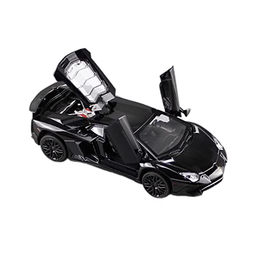 1 32 Diecast Alloy Automodell Für Lamborghini LP750 Supercar Weihnachtsspielzeug Für Kinder Boy Collection(Schwarz) von AQMUZE