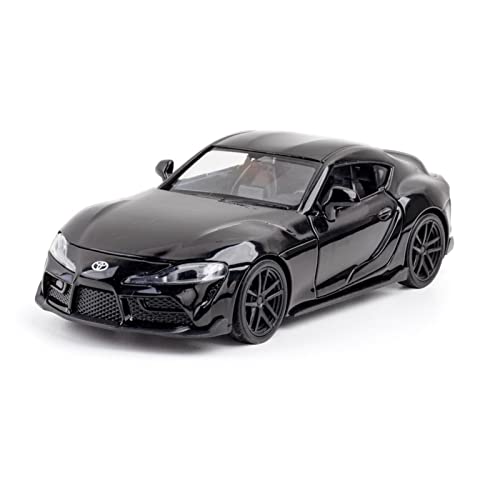 1 32 Diecast Alloy Automodell Für Toyota Supra Fahrzeuge Miniaturauto Kinder Sammlung Geschenke Kid Hottoy(Schwarz) von AQMUZE