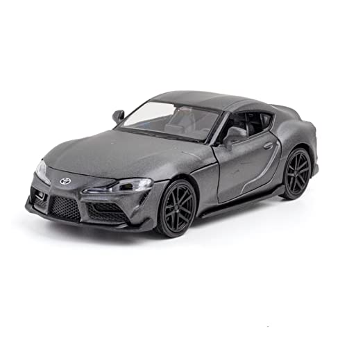 1 32 Diecast Alloy Automodell Für Toyota Supra Fahrzeuge Miniaturauto Kinder Sammlung Geschenke Kid Hottoy(Titanium) von AQMUZE