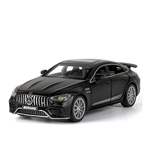 1 32 Diecast Alloy Modellauto Miniatur Mercedes Für Benz GT3 AMG Supercar Metall Fahrzeug Geschenk Weihnachtsspielzeug(Schwarz) von AQMUZE
