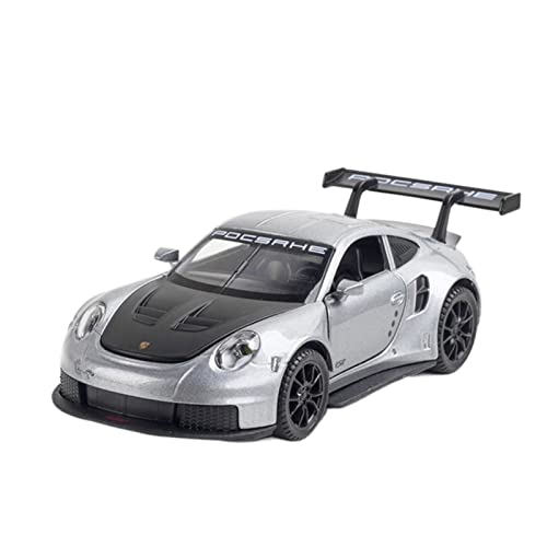 1 32 Diecast Für Porsche 911 997 Supercar Legierung Automodell Metall Fahrzeug Sammlung Geschenke Weihnachtsspielzeug(Silber) von AQMUZE
