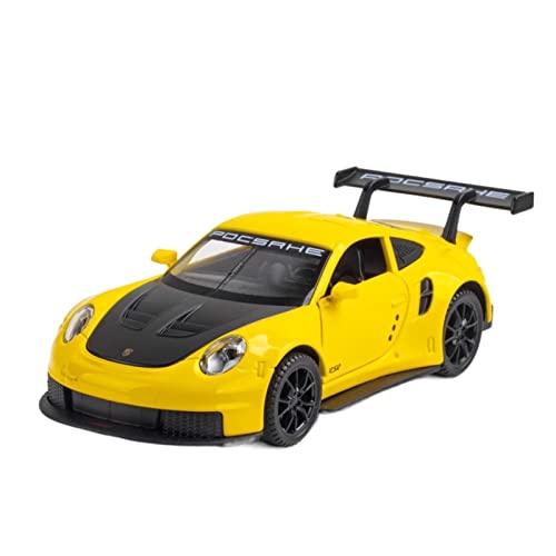 1 32 Diecast Für Porsche 911 997 Supercar Legierung Automodell Metall Fahrzeug Sammlung Geschenke Weihnachtsspielzeug(Yellow) von AQMUZE