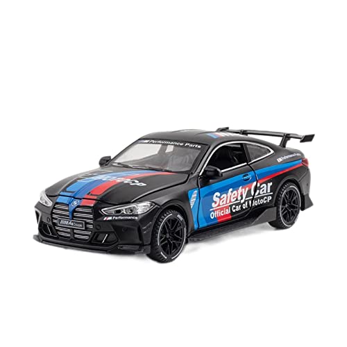 1 32 Diecast Legierung Modellauto BMW M4 Racing Metall Fahrzeug Miniatur Sportwagen Für Kinder Geschenke Junge Sammlung(Schwarz) von AQMUZE
