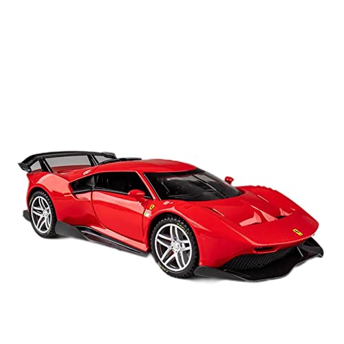 1 32 Diecast Legierung Modellauto Miniatur Für Ferrari P80C Konzept Supercar Metall Fahrzeug Geschenk Kinderspielzeug(Rot) von AQMUZE