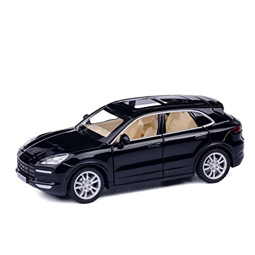 1 32 Diecast Spielzeugautos Für Porsche Cayenne Turbo Simulation Alloy Metal Vehicles Model Gifts Collection(Schwarz) von AQMUZE