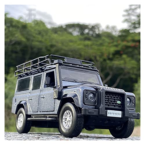 1 32 Für Land Rover Defender Diecast Metall Spielzeug Geländewagen Modell Hohe Simulation Sammlung Kinder Spielzeug Geschenk(Blau) von AQMUZE