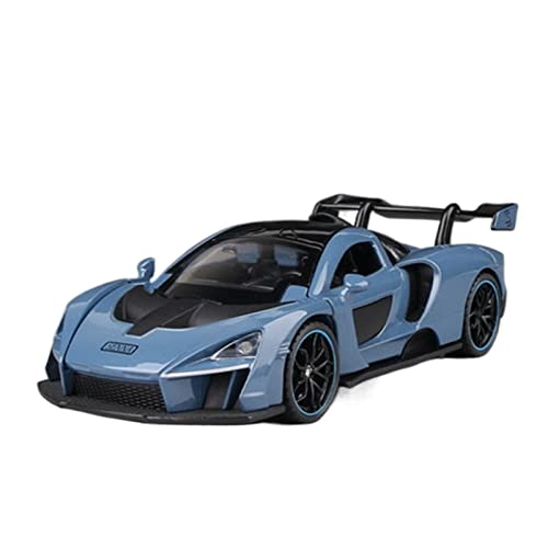 1 32 Für McLaren Simulation Legierung Sportwagen Modell Druckguss Sound Light Spielzeug Fahrzeug Kinder Geschenk(Blau) von AQMUZE