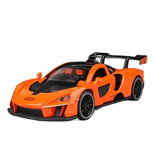 1 32 Für McLaren Simulation Legierung Sportwagen Modell Druckguss Sound Light Spielzeug Fahrzeug Kinder Geschenk(Orange) von AQMUZE