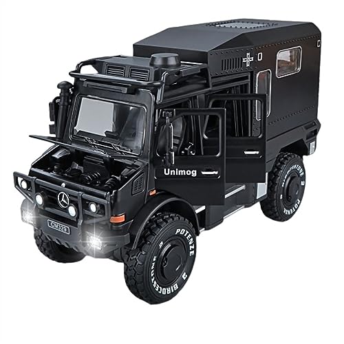 1 32 Für Mercedes-Benz Unimog Legierung Druckguss Modellauto Sammlung Spielzeugauto Kindergeschenk(C) von AQMUZE
