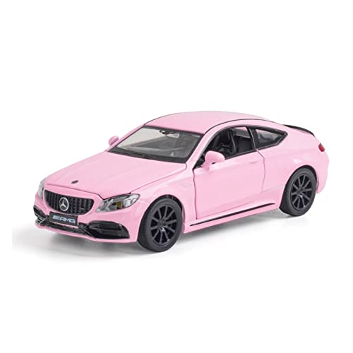 1 32 Legierung Modellauto Für Benz AMG C63S Coupe Diecast Metal Vehicle Gesammeltes Geschenk Weihnachtsspielzeug(Rosa) von AQMUZE