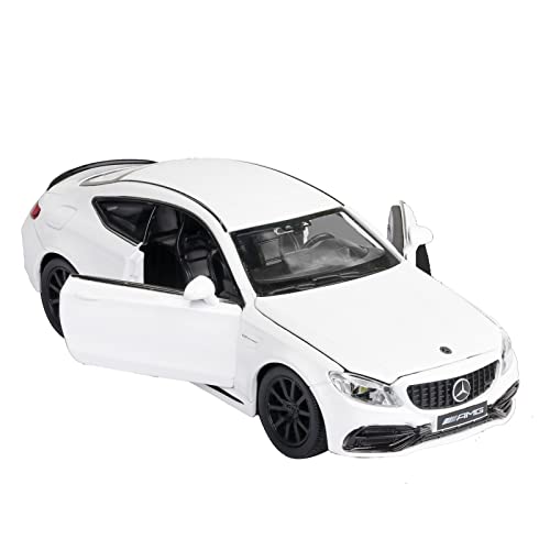1 32 Legierung Modellauto Für Benz AMG C63S Coupe Diecast Metal Vehicle Gesammeltes Geschenk Weihnachtsspielzeug(White) von AQMUZE