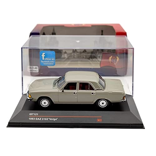 1 43 for GAZ 3102 Volga 1983 Grau IST121 Druckguss Automodell Sammlung Geschenk Spielzeug Replik von AQMUZE