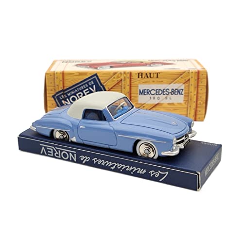 1 43 for Mercedes Benz 190 SL Blau CL3511 Druckguss Automodell Replikat Sammlung Geschenk Spielzeugauto von AQMUZE