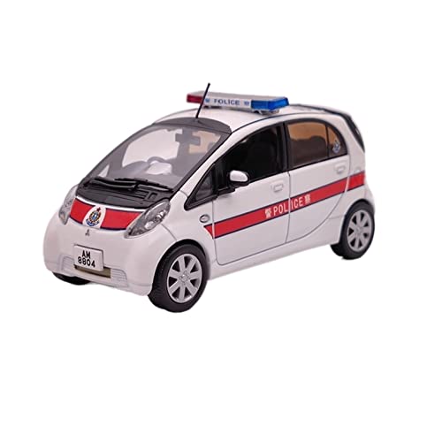 1 43 for Mitsubishi I-MIEV 2010 Hong Kong Polizeiauto JC099 Die-Cast Modellauto Spielzeug Geschenk Sammlung Replik von AQMUZE