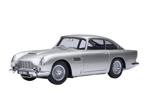 1:18 Für Aston Martin DB5 Movie Edition Mit Waffenautomodell Für Die Ausstellungs-Hobbyistensammlung(Silver) von AQMUZE
