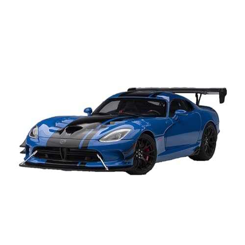1:18 Für Dodge Viper ACR 2017 Harz Auto Modell Authentische Detaillierte Sammleredition(Blue) von AQMUZE