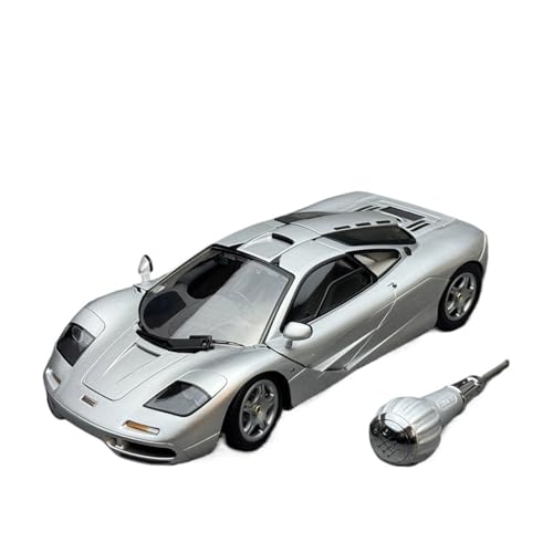 1:18 Für McLaren XP5 Supersportwagen Maßstab Druckguss Modellautos Metall Statische Ausstellungsfahrzeuge(Silver) von AQMUZE