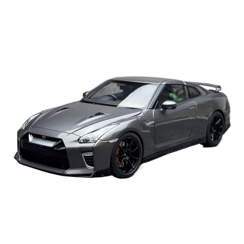 1:18 Für Nissan GT-R (R35) NISMO T-Spec 2022 Druckguss Historisches Automodell Zur Ausstellung(Gray) von AQMUZE