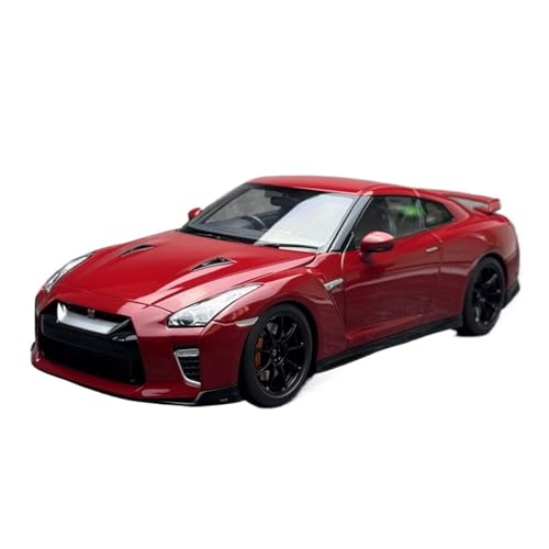 1:18 Für Nissan GT-R (R35) NISMO T-Spec 2022 Druckguss Historisches Automodell Zur Ausstellung(Red) von AQMUZE