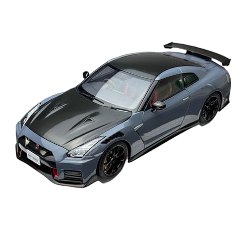 1:18 Für Nissan GT-R (R35) Nismo 2022 Maßstab Druckguss-Modellautos Metall Statische Ausstellungsfahrzeuge(Gray) von AQMUZE
