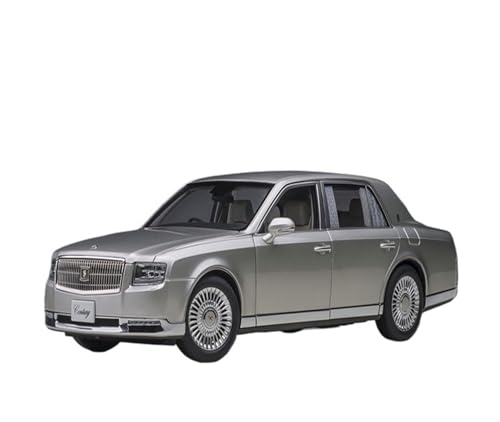 1:18 Für Toyota Century Mit Vorhang Special Edition Automodell Druckgussfahrzeug Sammlerserie(Silver) von AQMUZE