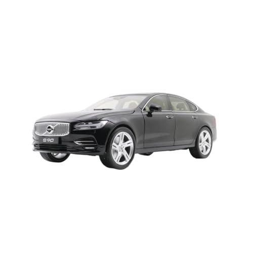1:18 Für Volvo S90 Druckguss Legierung Auto Modell Simulation Sammlerstück Wohnkultur(Black) von AQMUZE