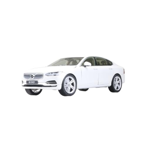 1:18 Für Volvo S90 Druckguss Legierung Auto Modell Simulation Sammlerstück Wohnkultur(White) von AQMUZE