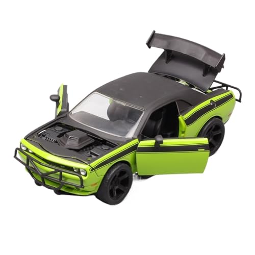 1:24 Für Dodge Challenger STR8 Druckgusslegierung Automodell Simulation Statische Anzeige von AQMUZE