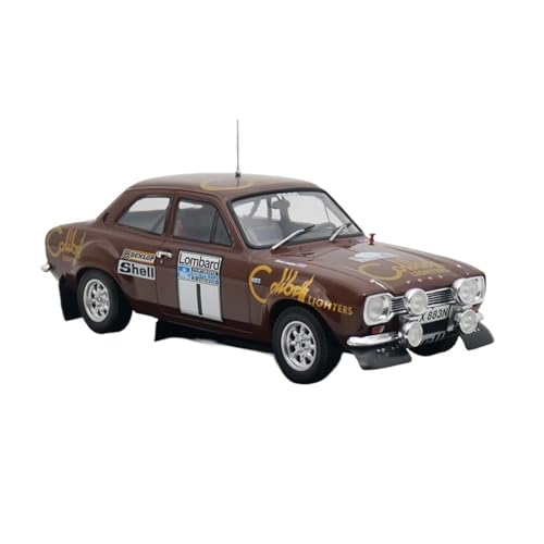 1:24 Für Escort RS 1600 WRC 1974 Rallye Auto Legierung Maßstab Modell Kinder Spielzeug Erwachsene Sammlung Geschenk von AQMUZE