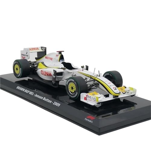 1:24 Legierung Für Brawn BGP 001 Jenson Button 2009F1 Racing Auto Modell Kinder Spielzeug Erwachsene Sammlung von AQMUZE