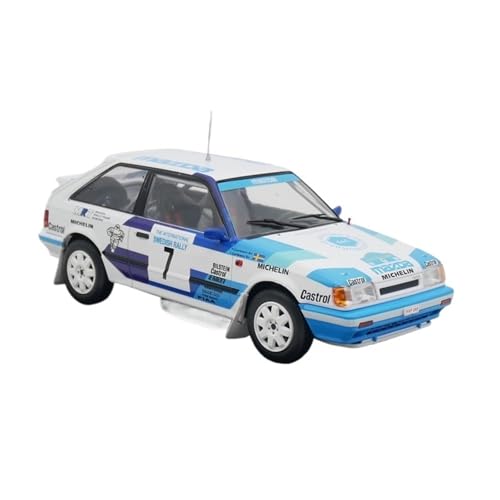 1:24 Legierung Für Mazda 323 4WD WRC 1989 Rallye-Automodell Kinderspielzeug Erwachsenensammlung Geschenk von AQMUZE