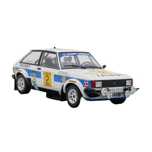 1:24 Legierung Für Talbot Sunbeam Lotus WRC 1981 Rallye-Automodell Kinderspielzeug Erwachsenensammlung Geschenk von AQMUZE