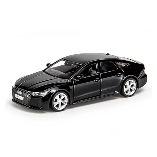 1:35 Miniatur for Audi RS7 Legierung Sportwagen Modell Diecast Fahrzeuge Dekoration Sammlung Kinder Geschenke Spielzeug(Schwarz) von AQMUZE
