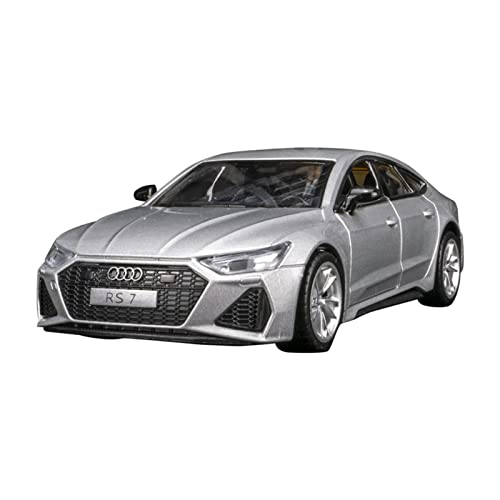 1:35 Miniatur for Audi RS7 Legierung Sportwagen Modell Diecast Fahrzeuge Dekoration Sammlung Kinder Geschenke Spielzeug(Silber) von AQMUZE