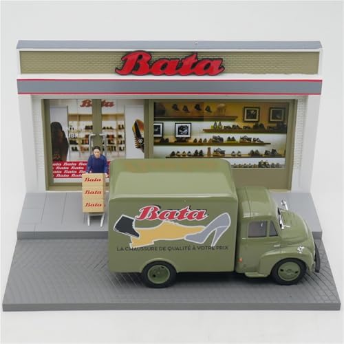 1:43 Legierung Szene Sandbox Auto Modell Kit Für Citroen U23 Schuh Shop Minivan Spielzeugauto von AQMUZE