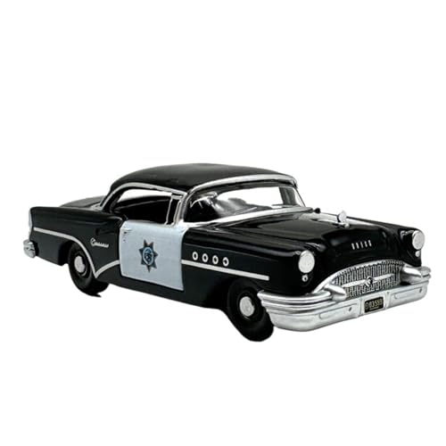 1:87 Buick Century 1955 Highway Patrol Legierungsauto-Modellsimulations-Sammlerset von AQMUZE